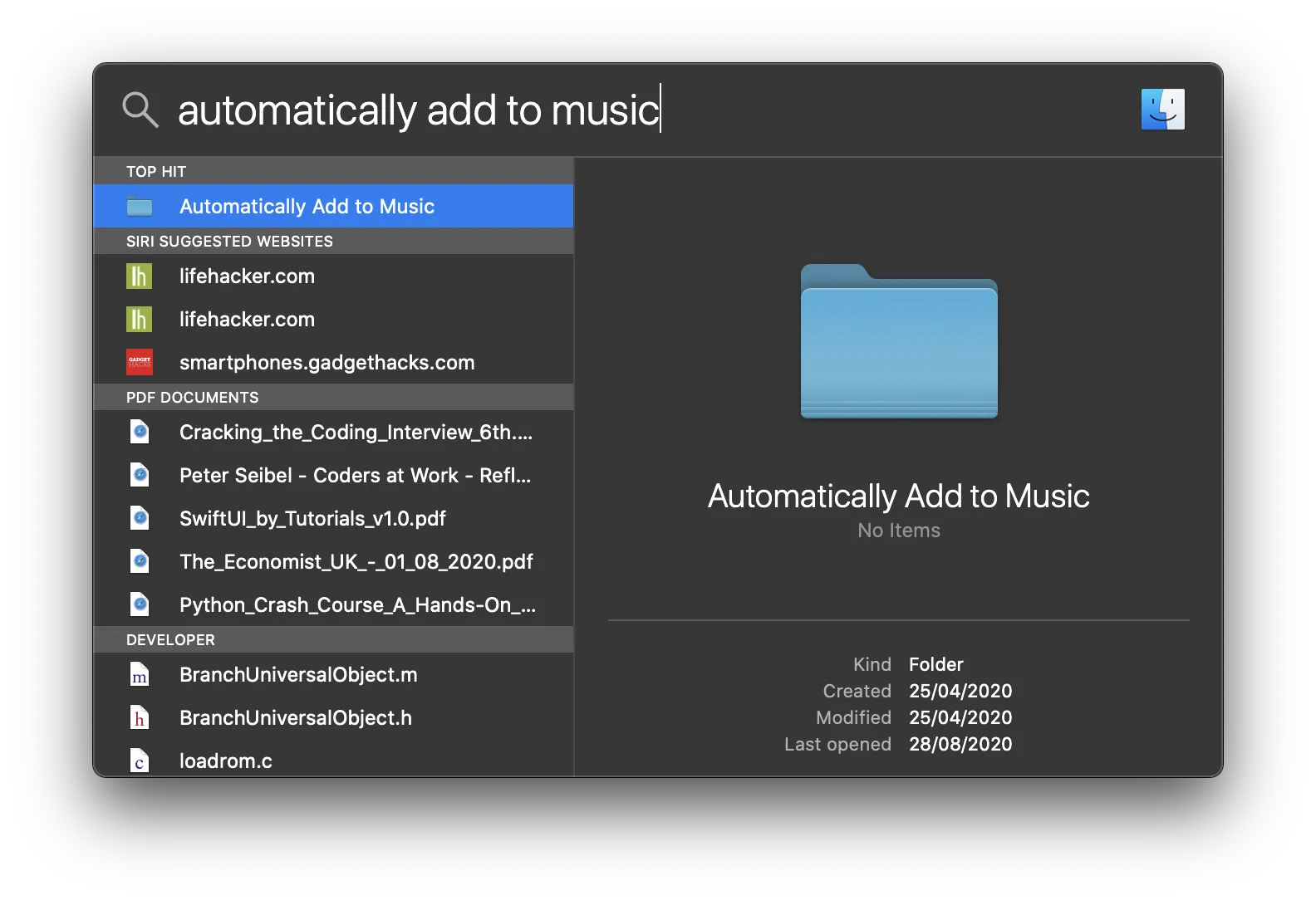 Step 1: Copy audio files to Music via Automatically add to Music folder