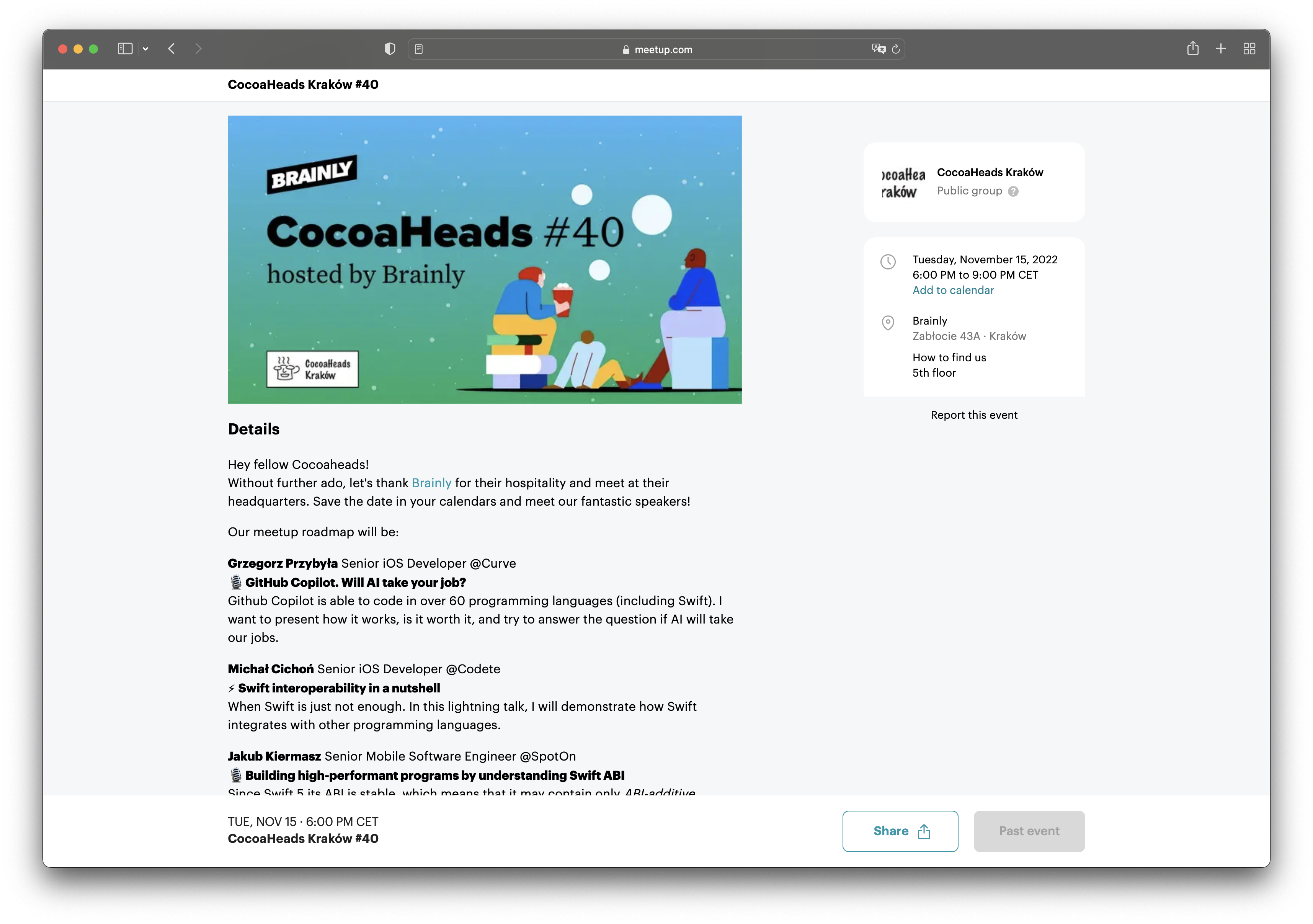 CocoaHeads 40