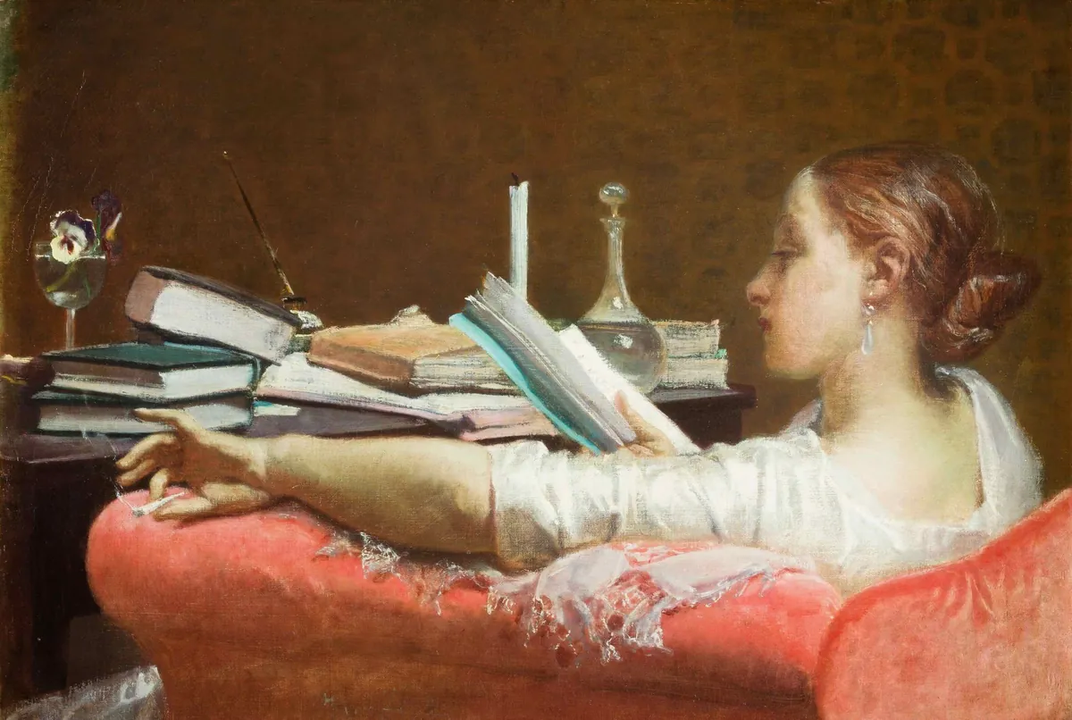 Federico Faruffini - La lettrice (1864-1865)
