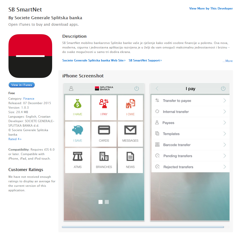 Comarch Smart Finance iOS banking app